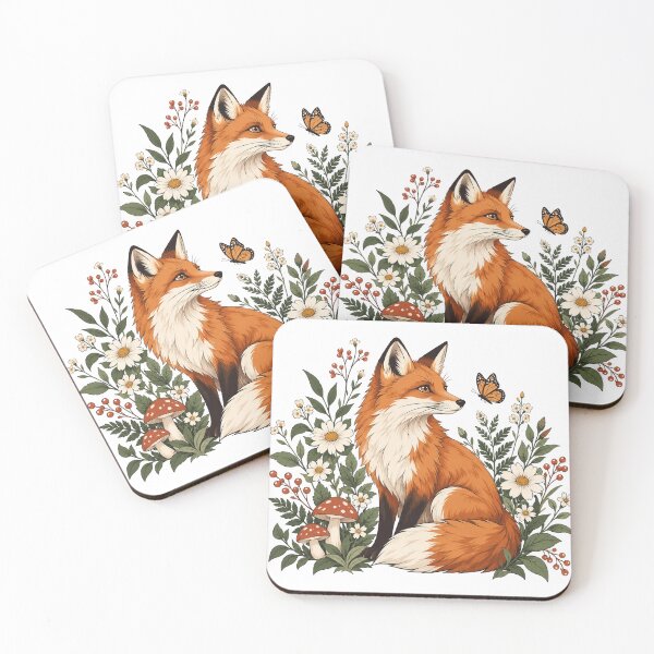 Item preview, Woodland Fox | Fox Lover | Forest Animal | Wildlife Illustration | Woodland Nature | Forest Lover | Fox Gift designed and sold by TeeVerse27.