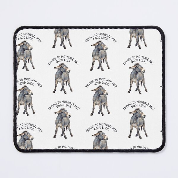 Item preview, Stubborn Donkey Motivation designed and sold by Tiffany Roy.