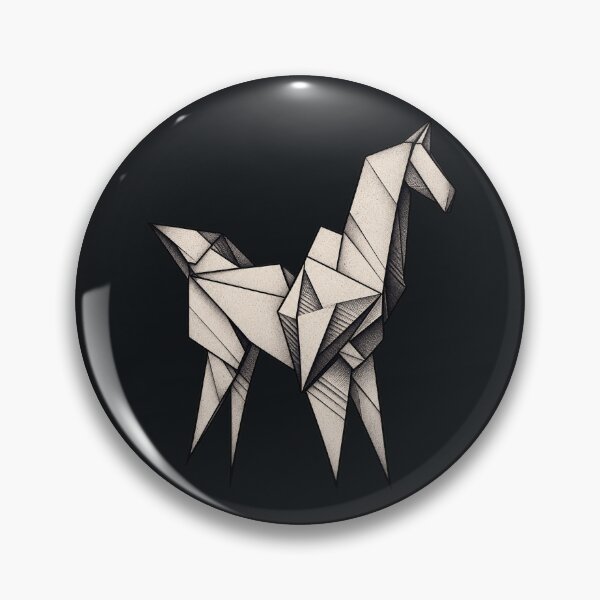 Item preview, Blade Runner Origami Unicorn – Geometric Sci-Fi Art designed and sold by SHARPEI.