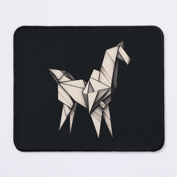 Item preview, Blade Runner Origami Unicorn – Geometric Sci-Fi Art designed and sold by SHARPEI.