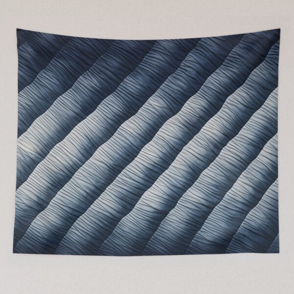 Item preview, Japanese Shibori Indigo Blue and White designed and sold by KsaveraArt.