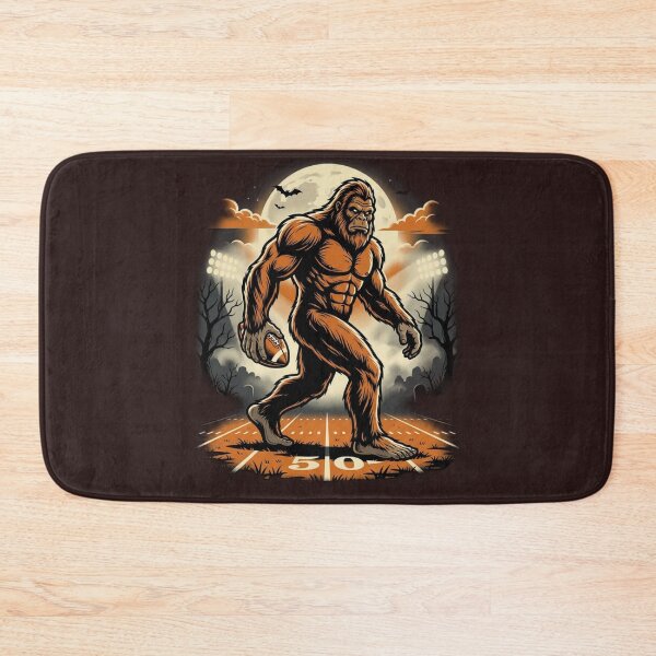 Item preview, Bigfoot Football Halloween Sasquatch Full Moon Spooky Sports Game Night Design designed and sold by 519xdesign.