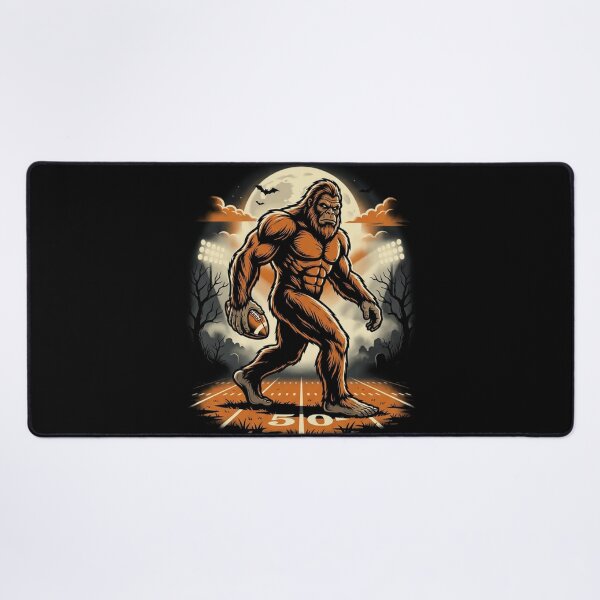 Item preview, Bigfoot Football Halloween Sasquatch Full Moon Spooky Sports Game Night Design designed and sold by 519xdesign.