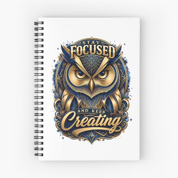 Item preview, Stay Focused Keep Creating Wise Owl Design designed and sold by Yafa-Design.