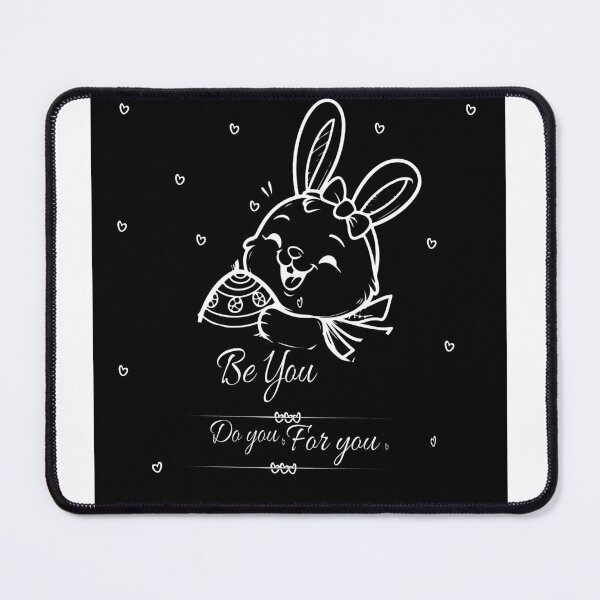 Item preview, Be You Do You For You – Cute Bunny Easter Egg Typography Art designed and sold by Carftora786.