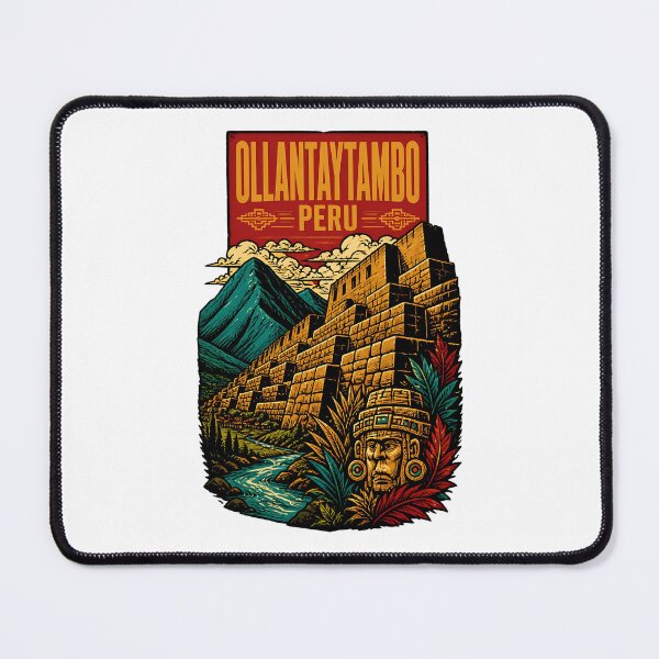 Item preview, Ollantaytambo Peru Vintage Travel Tourism designed and sold by TravelersGems.