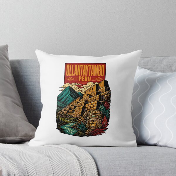 Item preview, Ollantaytambo Peru Vintage Travel Tourism designed and sold by TravelersGems.
