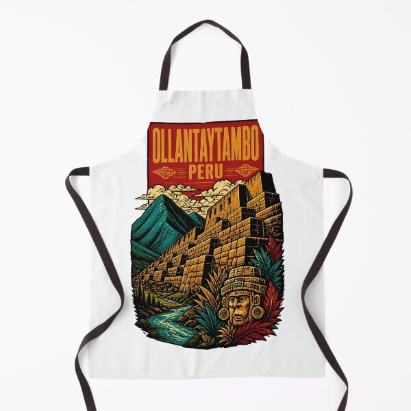 Item preview, Ollantaytambo Peru Vintage Travel Tourism designed and sold by TravelersGems.
