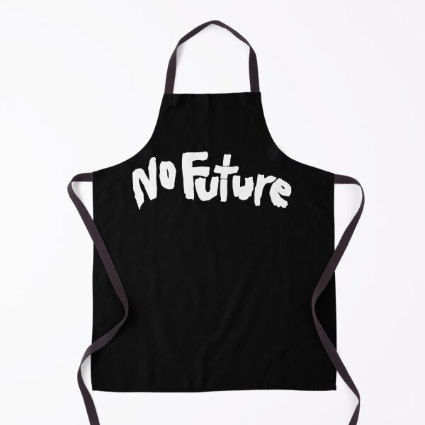 Item preview, Distressed No Future Sci-fi Punk White Text designed and sold by MathWare MathClips.
