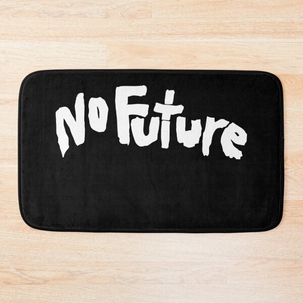 Item preview, Distressed No Future Sci-fi Punk White Text designed and sold by MathWare MathClips.