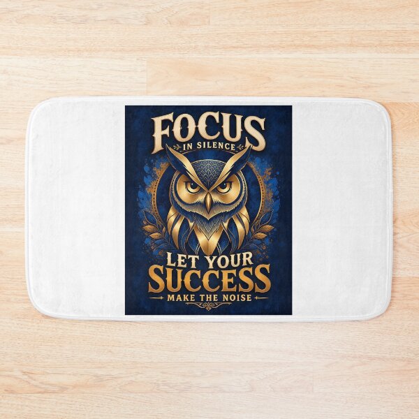 Item preview, Focus in Silence Success Wise Owl Motivation designed and sold by Yafa-Design.