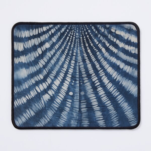 Item preview, Japanese Shibori Indigo Blue and White Mandala designed and sold by KsaveraArt.