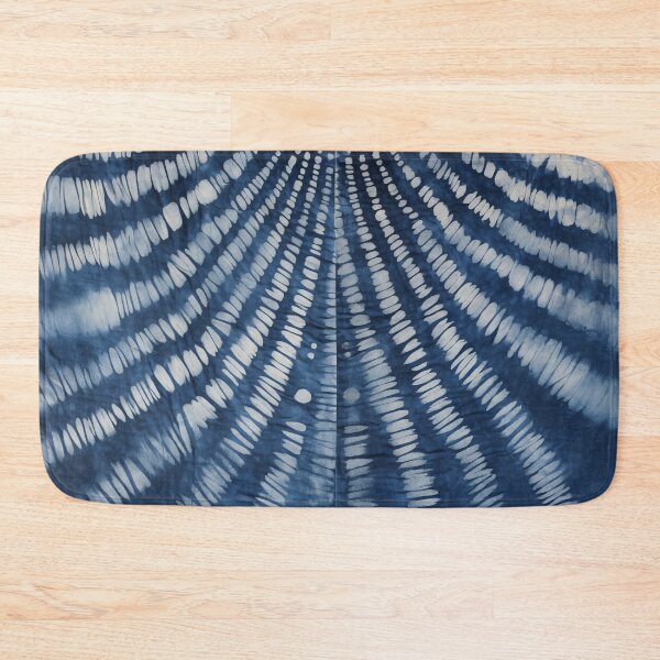 Item preview, Japanese Shibori Indigo Blue and White Mandala designed and sold by KsaveraArt.