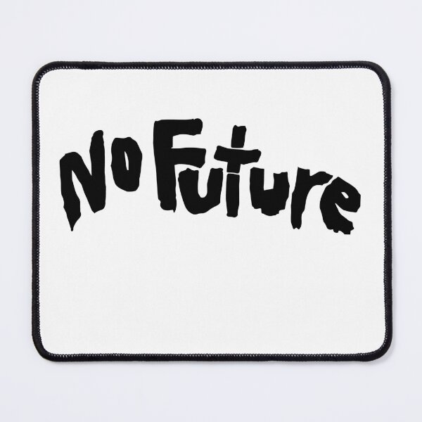 Item preview, Distressed No Future Sci-fi Punk Black Text designed and sold by MathWare MathClips.