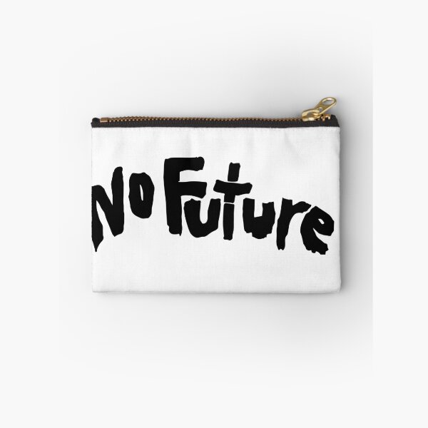 Item preview, Distressed No Future Sci-fi Punk Black Text designed and sold by MathWare MathClips.