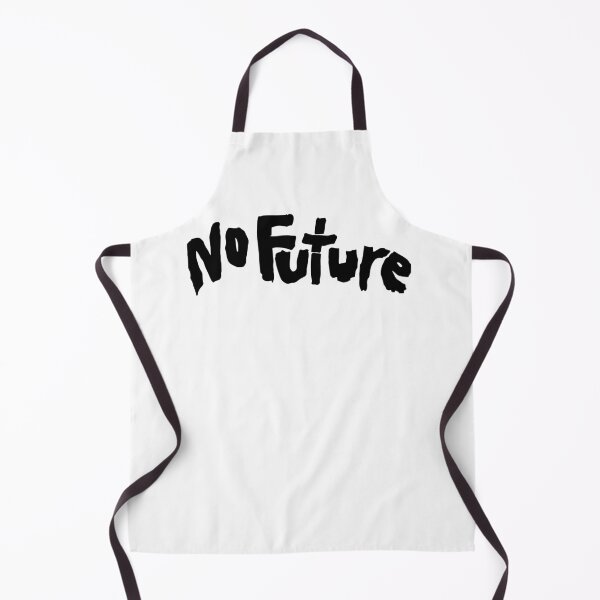 Item preview, Distressed No Future Sci-fi Punk Black Text designed and sold by MathWare MathClips.