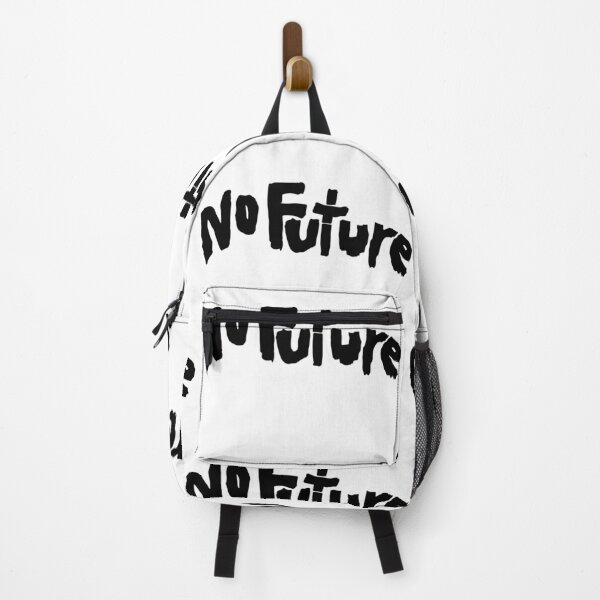 Item preview, Distressed No Future Sci-fi Punk Black Text designed and sold by MathWare MathClips.