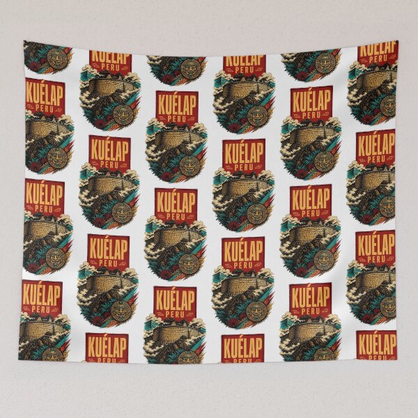 Item preview, Kuelap Peru Vintage Travel Tourism designed and sold by TravelersGems.