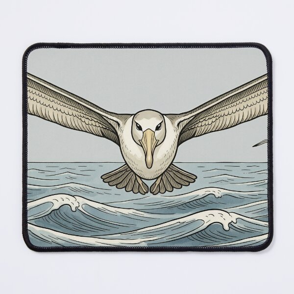 Item preview, Albatross Vintage Ocean Bird Illustration designed and sold by DIUMERI.