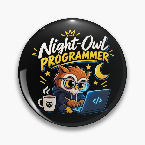 Item preview, Night Owl Programmer Cute Coding Owl Gifts designed and sold by DeliqBrands.