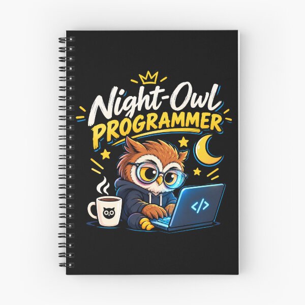 Item preview, Night Owl Programmer Cute Coding Owl Gifts designed and sold by DeliqBrands.