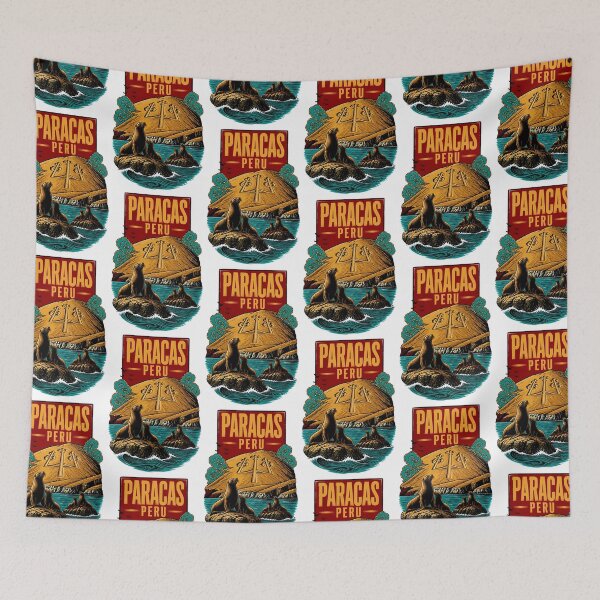 Item preview, Paracas Peru Vintage Travel Tourism designed and sold by TravelersGems.
