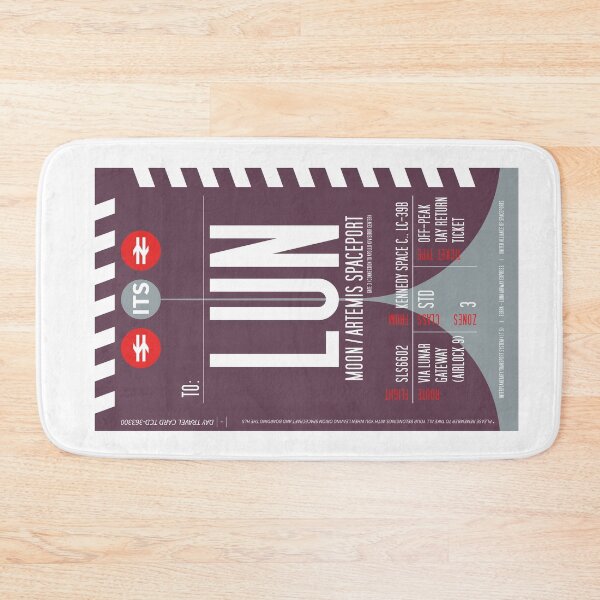 Item preview, Moon Boarding Pass (Interplanetary Space Travel Ticket Collection) designed and sold by BGALAXY.