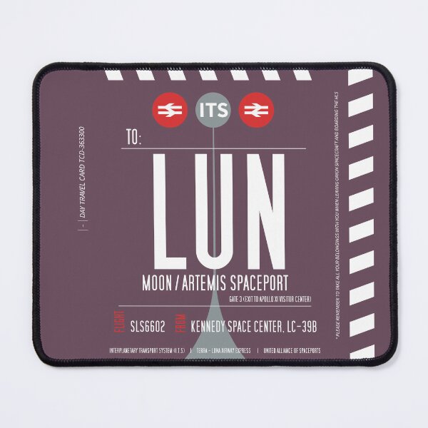 Artikelvorschau, Moon Boarding Pass (Interplanetary Space Travel Ticket Collection) entworfen und verkauft von BGALAXY.