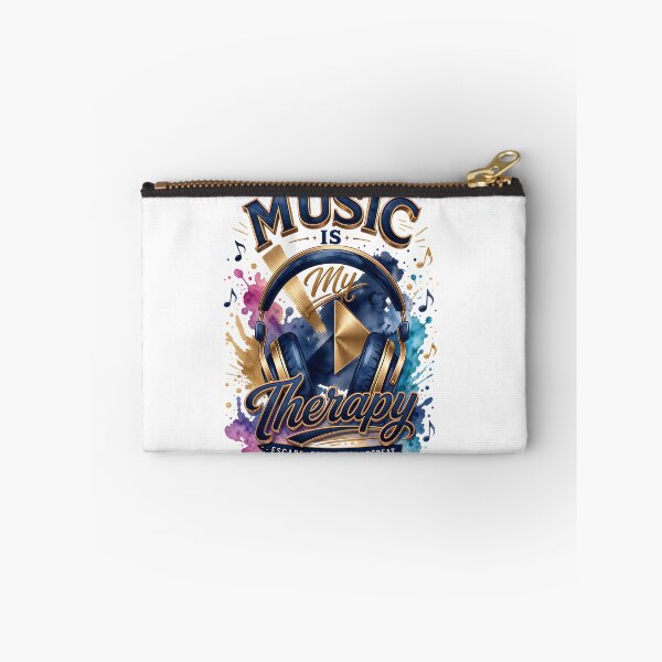 Item preview, Music Is My Therapy Headphones Listener Design designed and sold by Yafa-Design.