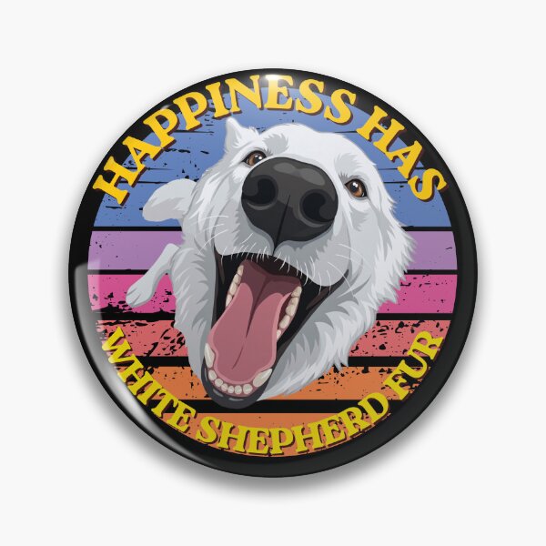 Item preview, Happiness Has White Shepherd Fur Dog Lover Design designed and sold by Biczekdziczek.