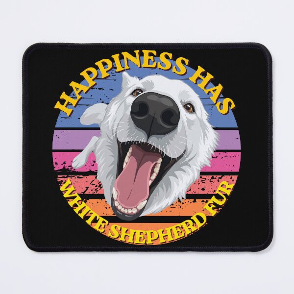 Item preview, Happiness Has White Shepherd Fur Dog Lover Design designed and sold by Biczekdziczek.