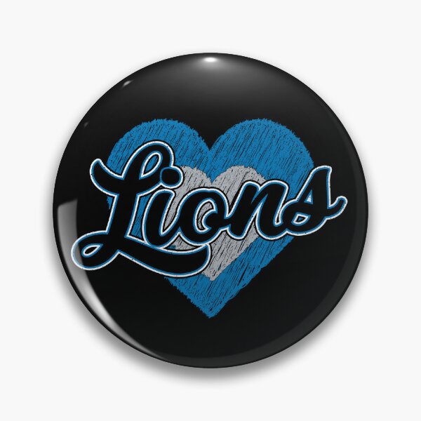 Item preview, Vintage Lions Hearts Distressed Football Sports Fan Team Spirit designed and sold by RockTheFeal.
