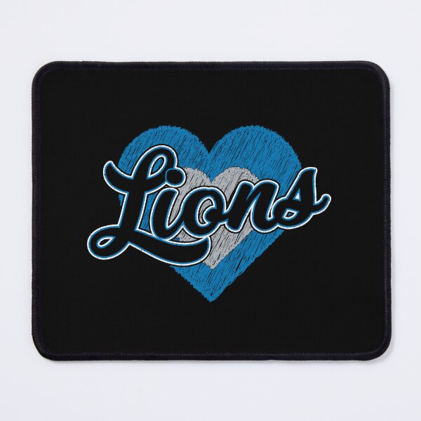 Item preview, Vintage Lions Hearts Distressed Football Sports Fan Team Spirit designed and sold by RockTheFeal.