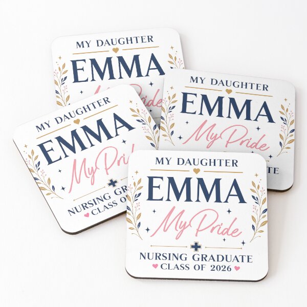Item preview, Daughter Nursing Graduation Emma | Personalized Nurse Graduate | Class of 2026 designed and sold by TeeVerse27.