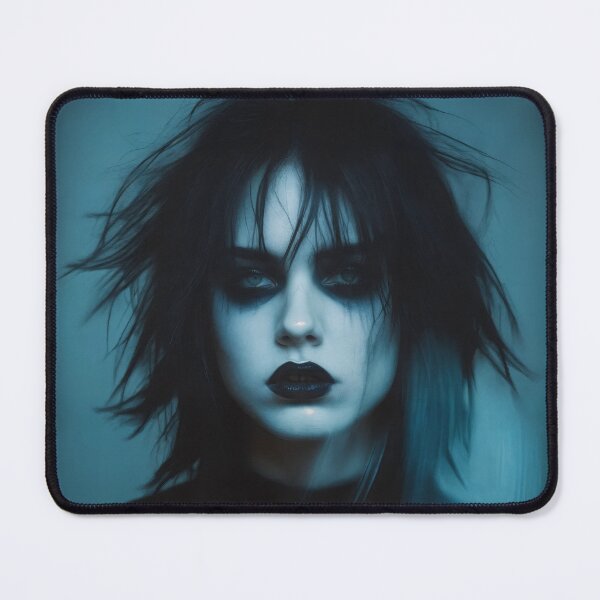 Item preview, Close Up Dark Goth Eyes Piercing Blue Aesthetic designed and sold by mimikaka.