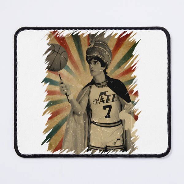 Item preview, Pete Maravich Vintage Basketball Photo with Retro Aesthetic Design designed and sold by obs209.