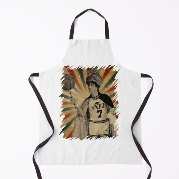 Item preview, Pete Maravich Vintage Basketball Photo with Retro Aesthetic Design designed and sold by obs209.