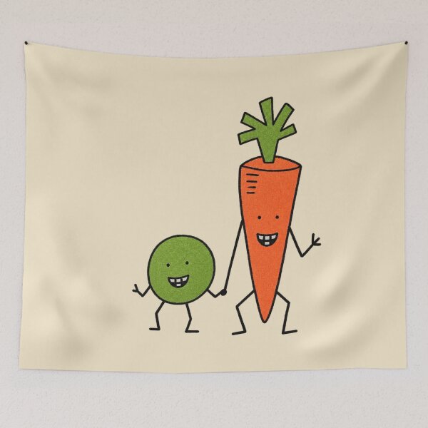 Item preview, Forrest Gump Peas and Carrots – Cute Movie Inspired Design designed and sold by SHARPEI.