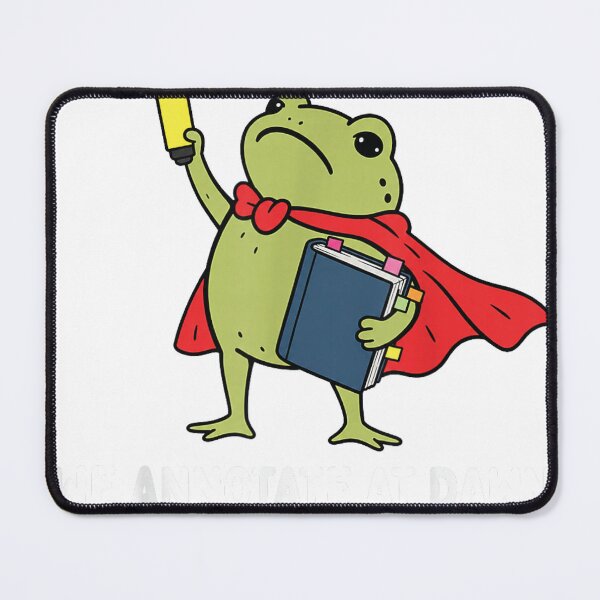 Item preview, Annotator Frog with Red Cape and Marker designed and sold by otaku.edwardj.