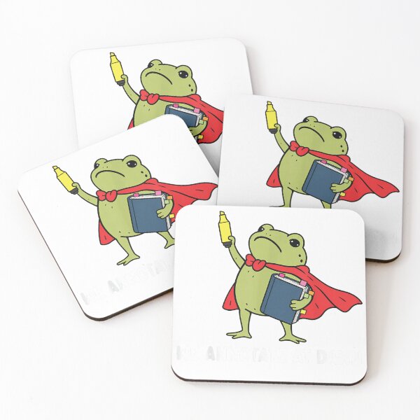 Item preview, Annotator Frog with Red Cape and Marker designed and sold by otaku.edwardj.