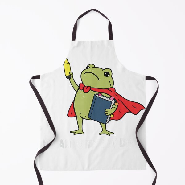 Item preview, Annotator Frog with Red Cape and Marker designed and sold by otaku.edwardj.