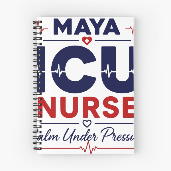 Item preview, ICU Nurse Maya | Calm Under Pressure | ICU Nursing designed and sold by TeeVerse27.