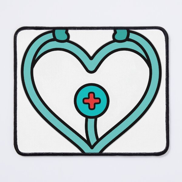 Item preview, Nurse Shirt – Stethoscope Heart Medical Tee designed and sold by KERK Art and Design.