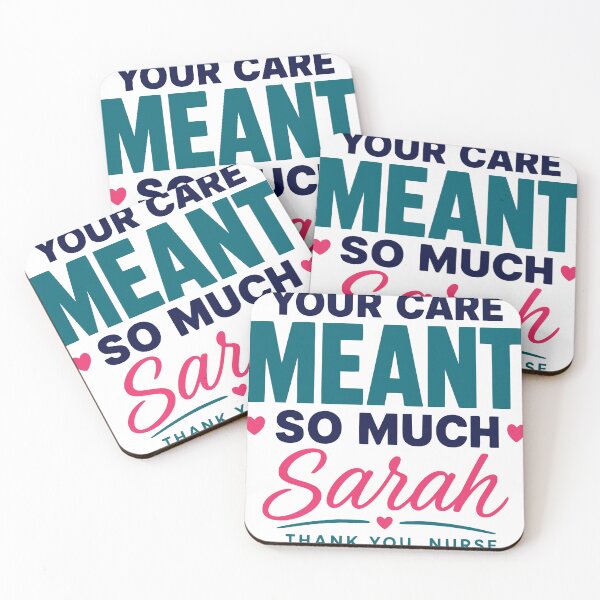 Item preview, Nurse Appreciation Sarah | Thank You Nurse | Nurse Gift designed and sold by TeeVerse27.
