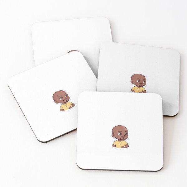 Item preview, Chibi Bald Black Man Cartoon Sticker designed and sold by TheModernMuslimchibi&more .