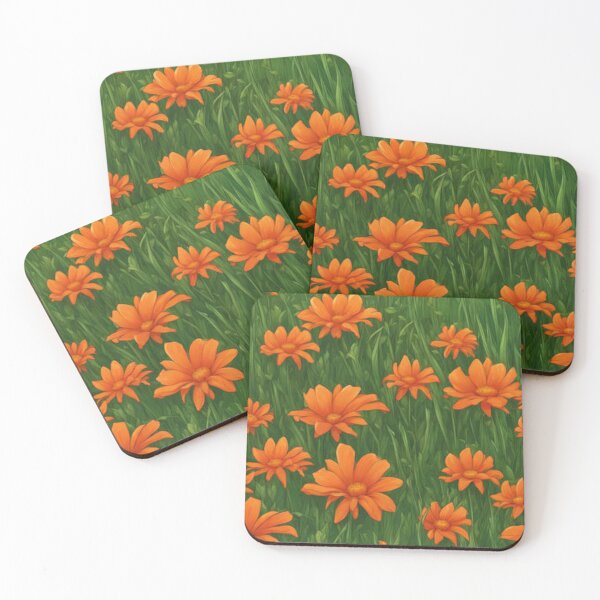 Item preview, orange flowers designed and sold by sweetytops.