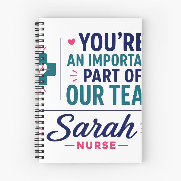 Item preview, Nurse Appreciation Sarah | Important Part of Our Team | Nurse Thank You designed and sold by TeeVerse27.