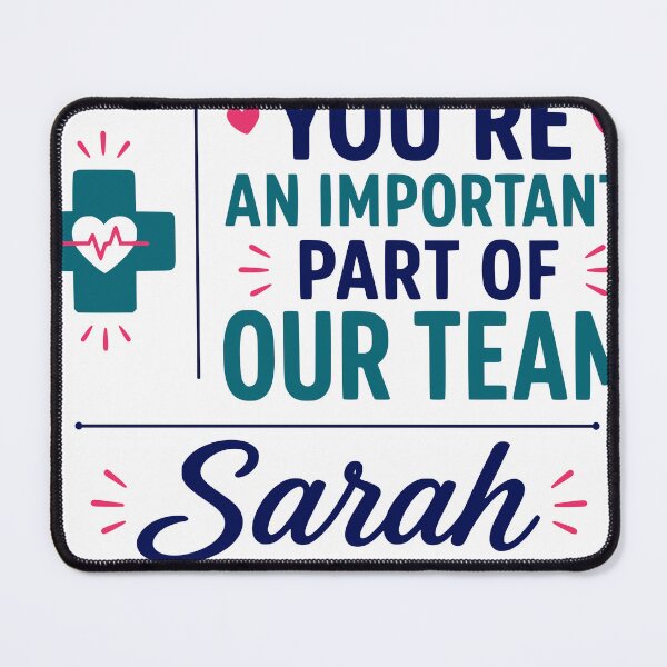 Item preview, Nurse Appreciation Sarah | Important Part of Our Team | Nurse Thank You designed and sold by TeeVerse27.