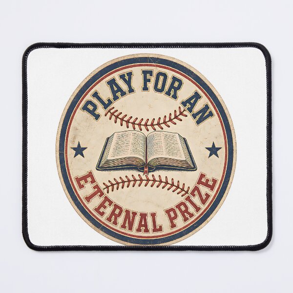 Item preview, Baseball Scripture Striving for Lasting Reward designed and sold by Yafa-Design.