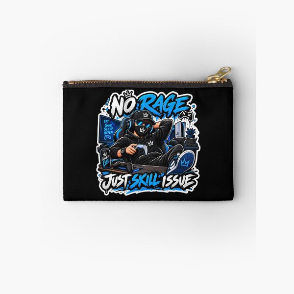 Item preview, NO RAGE – JUST SKILL ISSUE | Funny Gamer Gaming Quote designed and sold by Gog Qui.